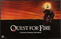 7h0041 LOT OF 19 UNFOLDED 25X40 QUEST FOR FIRE SPECIAL POSTERS 1982 a science fantasy adventure!