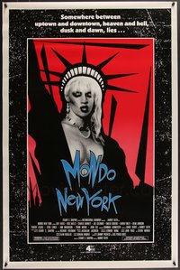 7h0496 LOT OF 8 UNFOLDED SINGLE-SIDED MONDO NEW YORK ONE-SHEETS 1988 cult classic, cool image!