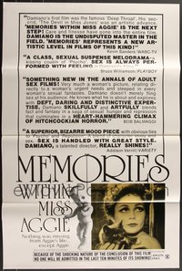 7h0276 LOT OF 23 FORMERLY TRI-FOLDED SINGLE-SIDED 27X41 MEMORIES WITHIN MISS AGGIE ONE-SHEETS 1974