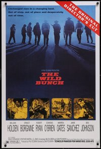 7h0476 LOT OF 9 UNFOLDED SINGLE-SIDED 27X40 WILD BUNCH R95 ONE-SHEETS R1995 Sam Peckinpah classic!