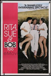 7h0343 LOT OF 17 UNFOLDED SINGLE-SIDED 27X41 RITA, SUE & BOB TOO ONE-SHEETS 1987 Costigan, Finneran