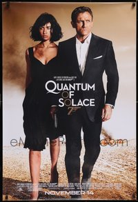 7h0449 LOT OF 10 UNFOLDED SINGLE-SIDED 27X40 QUANTUM OF SOLACE ADVANCE ONE-SHEETS 2008 Daniel Craig