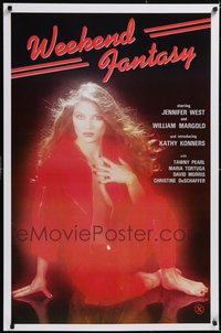 7h0442 LOT OF 10 UNFOLDED SINGLE-SIDED 27X41 WEEKEND FANTASY ONE-SHEETS 1980 sexy Jennifer West!