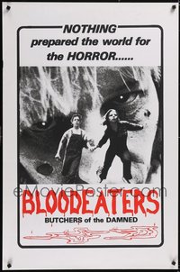 7h0429 LOT OF 11 UNFOLDED SINGLE-SIDED 27X41 BLOODEATERS ONE-SHEETS 1980 Butchers of the Damned!