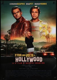 7h0183 LOT OF 6 UNFOLDED ONCE UPON A TIME IN HOLLYWOOD ITALIAN ONE-SHEETS 2019 DiCaprio, Pitt, Robbie