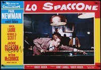 7h0126 LOT OF 13 UNFOLDED HUSTLER ITALIAN COMMERCIAL POSTERS 1990s Paul Newman shooting pool!