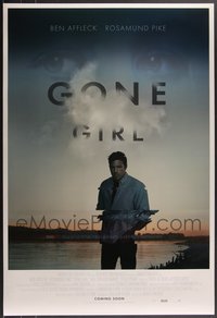 7h0613 LOT OF 5 UNFOLDED DOUBLE-SIDED GONE GIRL INT'L STYLE C ADVANCE ONE-SHEETS 2014 Ben Affleck