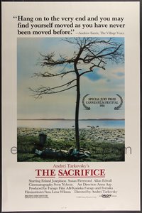 7h0494 LOT OF 8 UNFOLDED SINGLE-SIDED SACRIFICE ONE-SHEETS 1986 Andrei Tarkovsky's Offret!