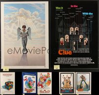 7h0725 LOT OF 59 UNFOLDED MISCELLANEOUS SPECIAL POSTERS 1978 - 1993 Clue, Roger Rabbit & more!