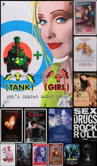 7h0304 LOT OF 20 UNFOLDED SINGLE-SIDED MOSTLY 27X40 ONE-SHEETS 1990s-2000s cool movie images!