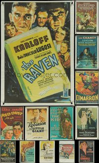 7h0075 LOT OF 14 UNFOLDED EGYPTIAN R2010S POSTERS R2010s all with classic movie poster images!