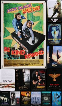 7h0320 LOT OF 19 UNFOLDED MOSTLY DOUBLE-SIDED ONE-SHEETS 1990s-2000s a variety of movie images!