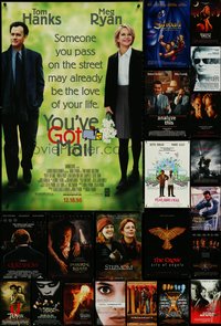 7h0282 LOT OF 22 UNFOLDED DOUBLE-SIDED 27X40 MOSTLY 1990S ONE-SHEETS 1990s cool movie images!