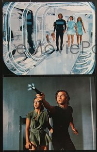 7j0957 LOGAN'S RUN 12 color 11x14 stills 1976 images of Michael York & Jenny Agutter, wacky Box!