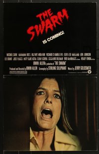 7j0959 SWARM 9 color 11x14 stills 1978 directed by Irwin Allen, Olivia DeHavilland, horror!