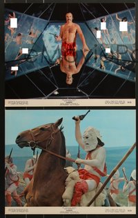 7j0968 ZARDOZ 8 color 11x14 stills 1974 wild images from John Boorman in sci-fi fantasy!