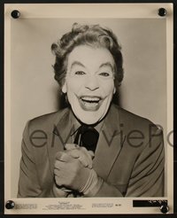 7j1171 BATMAN 2 8x10 stills 1966 Romero as The Joker, Meredith as The Penguin, Meriwether, Gorshin!