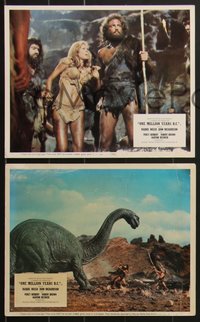 7j1234 ONE MILLION YEARS B.C. English FOH LC 1967 sexiest cave woman Raquel Welch & dinosaurs!