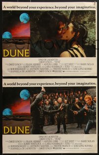 7j1116 DUNE 8 English LCs 1984 David Lynch sci-fi epic, Kyle MacLachlan, Max Von Sydow, Sting!