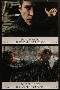 7j1100 MATRIX REVOLUTIONS 9 French LCs 2003 Keanu Reeves, Fishburne, Carrie-Anne Moss!