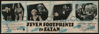 7j1214 7 FOOTPRINTS TO SATAN herald 1929 Thelma Todd, gorilla, The Spider, ultra rare!