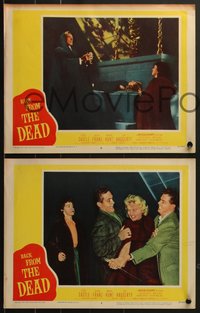 7j0928 BACK FROM THE DEAD 3 LCs 1957 Peggie Castle, Arthur Franz, Marsha Hunt, Don Haggerty