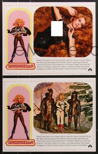 7j0979 BARBARELLA signed #2/3 set of 12 faux LCs 2021 scenes you would have liked to see!