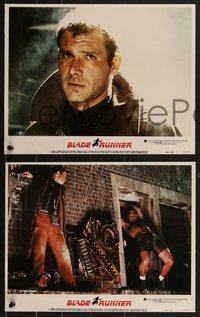 7j0806 BLADE RUNNER 8 LCs 1982 Ridley Scott, Harrison Ford, Rutger Hauer, Sean Young, complete set!