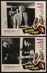 7j0808 BLOOD & LACE 8 LCs 1971 wacky AIP horror images, Melody Patterson!