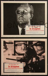 7j0924 DR. STRANGELOVE 4 LCs 1964 Stanley Kubrick, Peter Sellers, Sterling Hayden, George C. Scott!