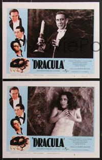 7j0980 DRACULA signed #2/3 set of 12 faux LCs 2021 scenes you would have liked to see!