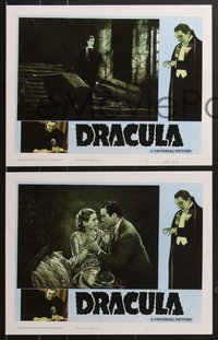 7j1006 DRACULA signed #2/3 set of 8 faux LCs 2021 scenes you would have liked to see!