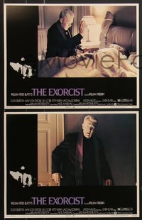 7j0839 EXORCIST 8 LCs 1974 William Friedkin classic, Ellen Burstyn, possessed Linda Blair!