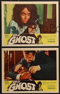 7j0845 GHOST 8 LCs 1965 Lo Spetto, Barbara Steele, horror sharp as a razor's edge, written in blood!