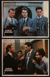 7j0846 GHOSTBUSTERS 8 LCs 1984 Bill Murray, Aykroyd & Harold Ramis are here to save the world!