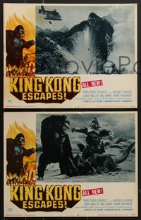 7j0861 KING KONG ESCAPES 8 LCs 1968 Ishiro Honda's Kingukongu no Gyakushu, cool monster images!