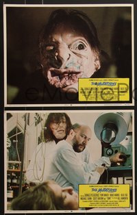 7j0871 MUTATIONS 8 LCs 1974 creepy images of mad doctor Donald Pleasence & mutants!