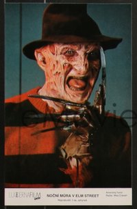 7j0918 NIGHTMARE ON ELM STREET 6 Czech LCs 1992 Wes Craven, Freddy Krueger, different & ultra rare!