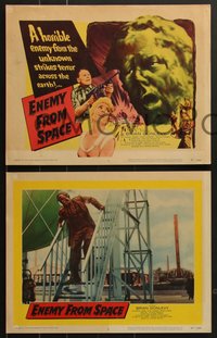 7j0882 QUATERMASS II 8 LCs 1957 Val Guest's sequel to Quartermass Xperiment, Enemy From Space!