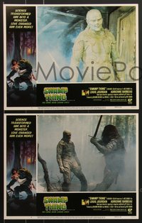 7j0894 SWAMP THING 8 LCs 1982 Wes Craven, Richard Hescox border art of monster & Adrienne Barbeau!