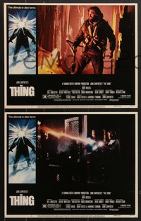 7j0900 THING 8 LCs 1982 John Carpenter, Kurt Russell, the ultimate in alien terror!