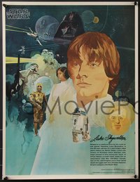 7k0566 STAR WARS set of 4 18x24 special posters 1977 great Del Nichols art, Coca-Cola, Burger King!