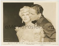 7p1316 BELLE OF THE NINETIES 8x10.25 still 1934 c/u of sexy Mae West & Roger Pryor, It Ain't No Sin!