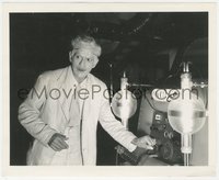 7p1322 BOOGIE MAN WILL GET YOU 8x10 still 1942 Boris Karloff as crazy scientist in lab by Anderson!