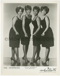 7p1327 CHIFFONS 8x10 music publicity still 1960s black ladies, She's So Fine, Sweet Talking Guy!