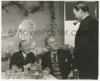 7p1328 CITIZEN KANE 7.5x9.25 still 1941 Orson Welles with Joseph Cotten & Everett Sloan at banquet!