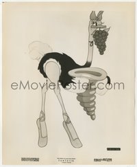 7p1347 FANTASIA 8.25x10 still 1941 ostrich ballerina in Dance of the Hours, Disney classic!