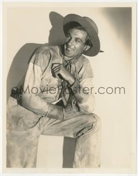 7p1350 FIGHTING CARAVANS 8x10 still 1931 full-length Gary Cooper leaning on his knee by Otto Dyar!