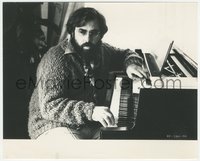 7p1364 GODFATHER candid 8x10 still 1972 c/u of pensive director Francis Ford Coppola at piano!