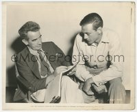 7p1360 GENERAL DIED AT DAWN candid 8x10 key book still 1936 James Montgomery Flagg & Gary Cooper!